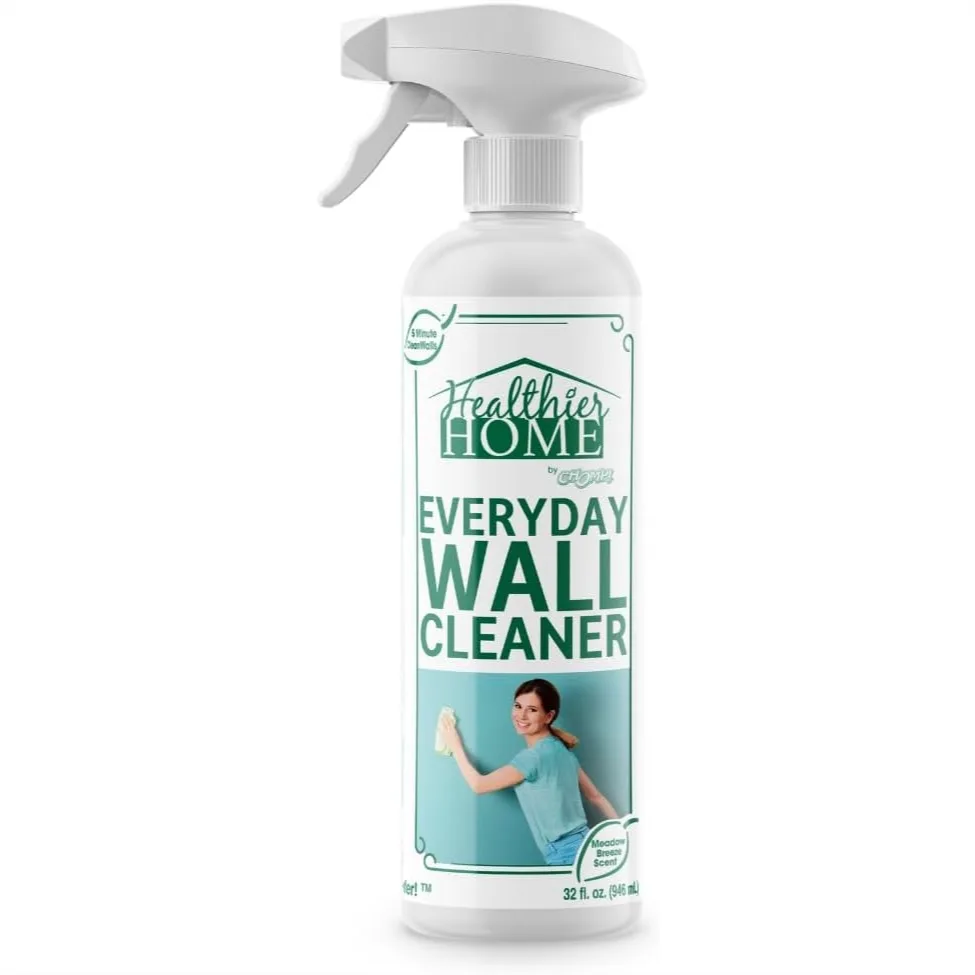 

Painted Wall Cleaner Spray - 4-in-1 Multipurpose Cleaner for Walls, Ceilings, Baseboards, 32 Oz