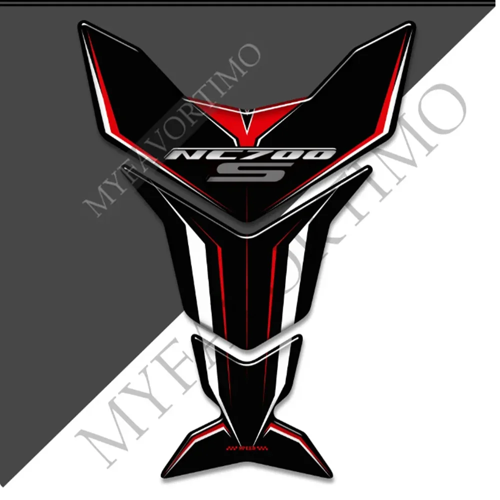 Motorcycle Tank Pad Stickers Windshield Windscreen Decals Helmet Protector Fairing Emblem Logo Badge For Honda NC 700 S NC700S