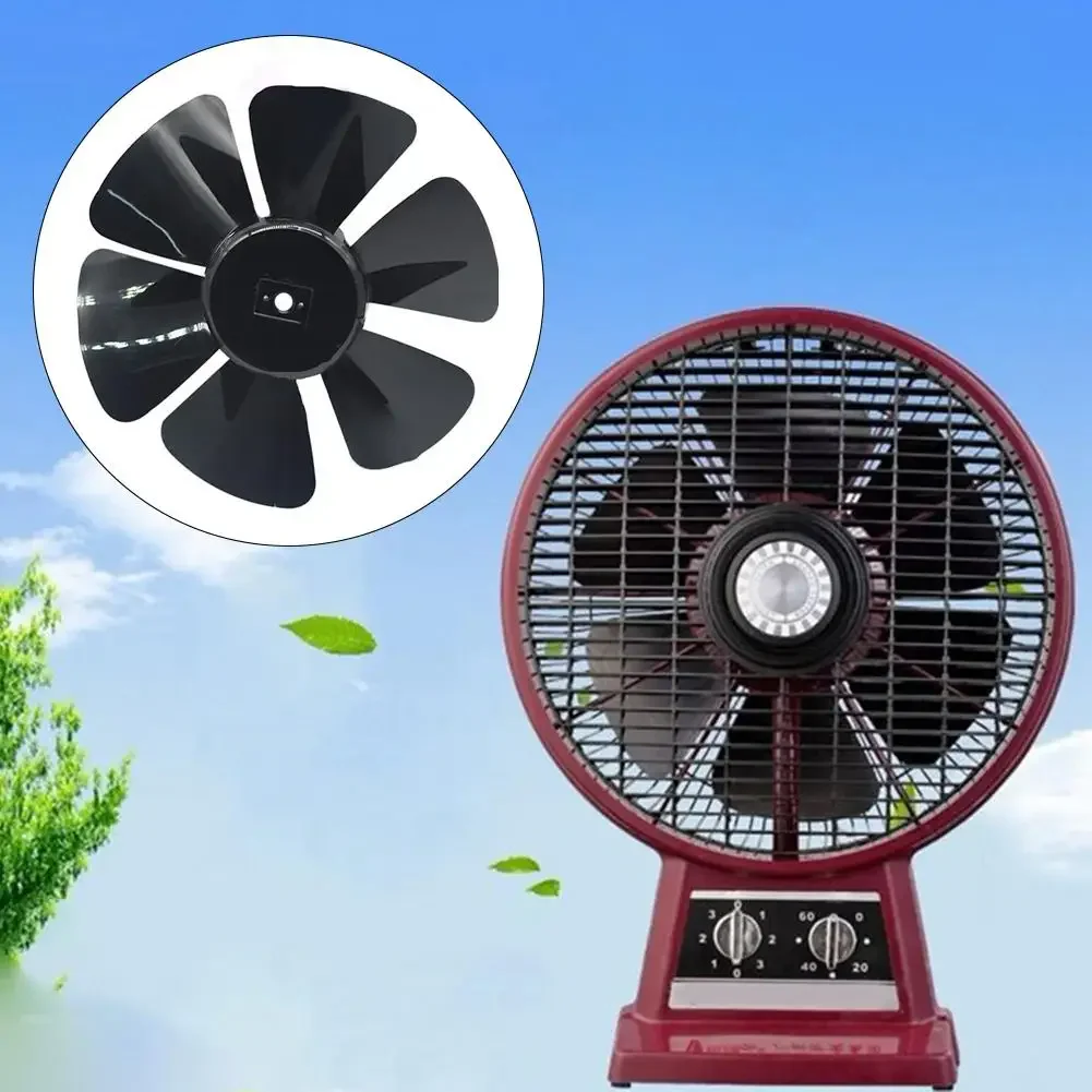 24.5cm 6 Leaves Plastic Fan Blade Mini Household Fan Blade For Pedestal Table Stand Fanner Accessories