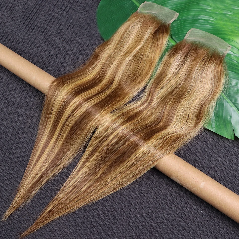 perruque-lace-closure-transparente-lisse-p4-27-couleur-4x6-pouces-cheveux-naturels-nœuds-decolores-dentelle-invisible-cheveux-vierges-crus