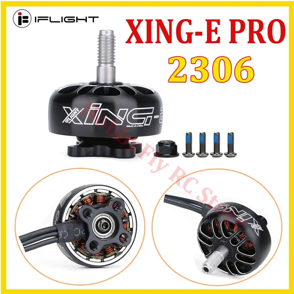 iFlight XING E PRO 2306 1700KV 2450KV 2-6S Brushless Motor Compatible 5-6inch Propeller for RC FPV Racing Drone