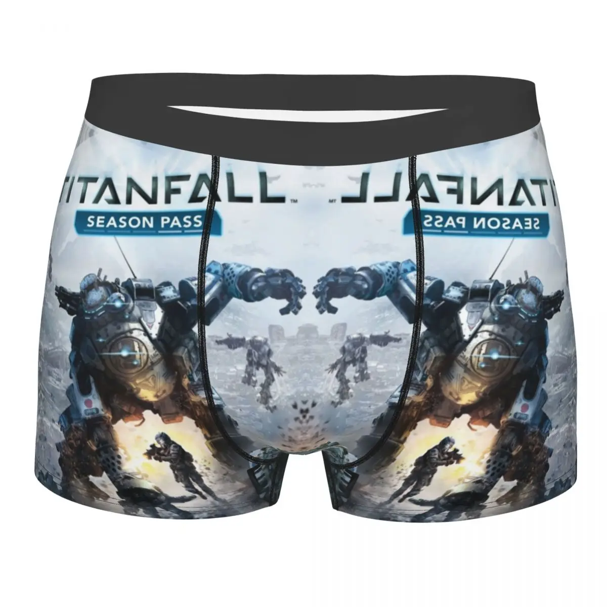 

Модные боксеры Titanfalls 1, шорты, мужские трусы, эластичные трусы, нижнее белье