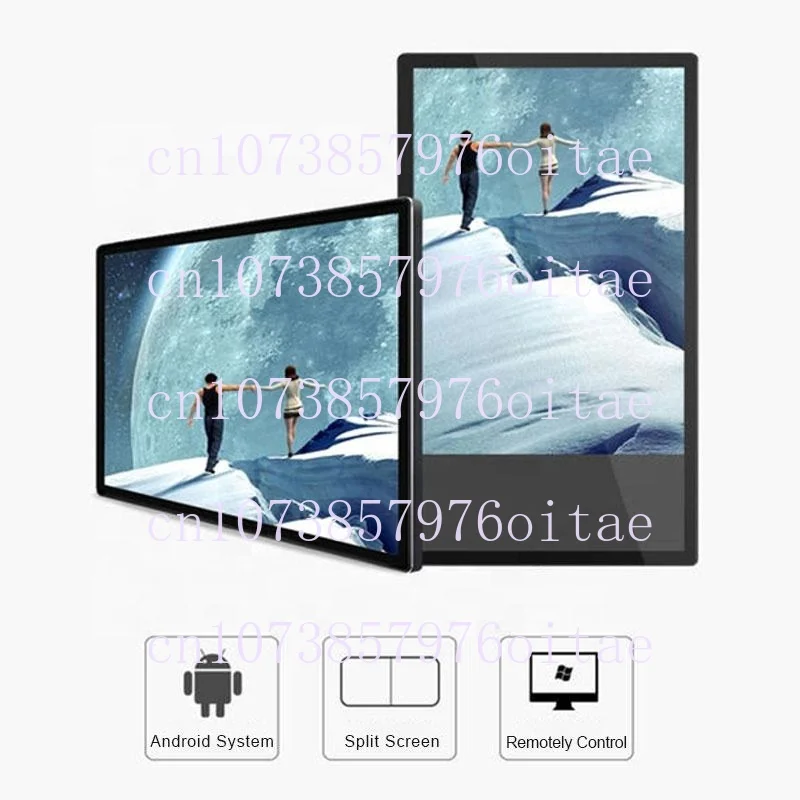 55 Inch Indoor Lcd Screen Digital Signage Kiosk Advertising Player