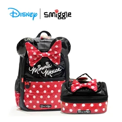 MINISO Disney Cartoon Backpack For Girls Smiggle Children's Schoolbag  Large-capacity Hot-selling Schoolbag Kids Gift Lunch Bag