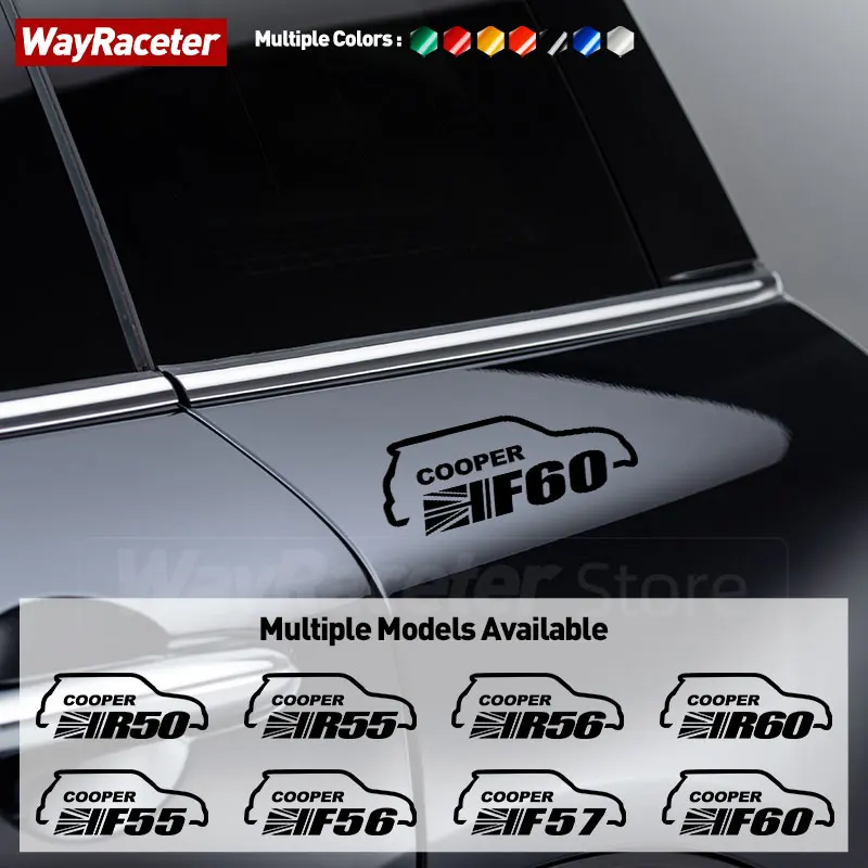 Reflective Union Jack Cooper Window Fender Trunk Bumper Sticker For MINI JCW R56 F56 R57 F57 F55 R50 R52 R53 R60 F60 F54 R55 R58