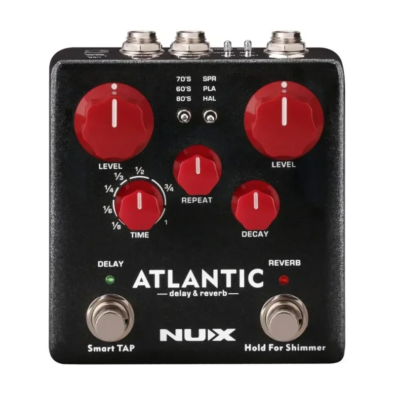 NUX-Atlantic NDR-5 Pedal, Electric Guitar Effects, Delay Reverb Algorithms, Guitar Accessories