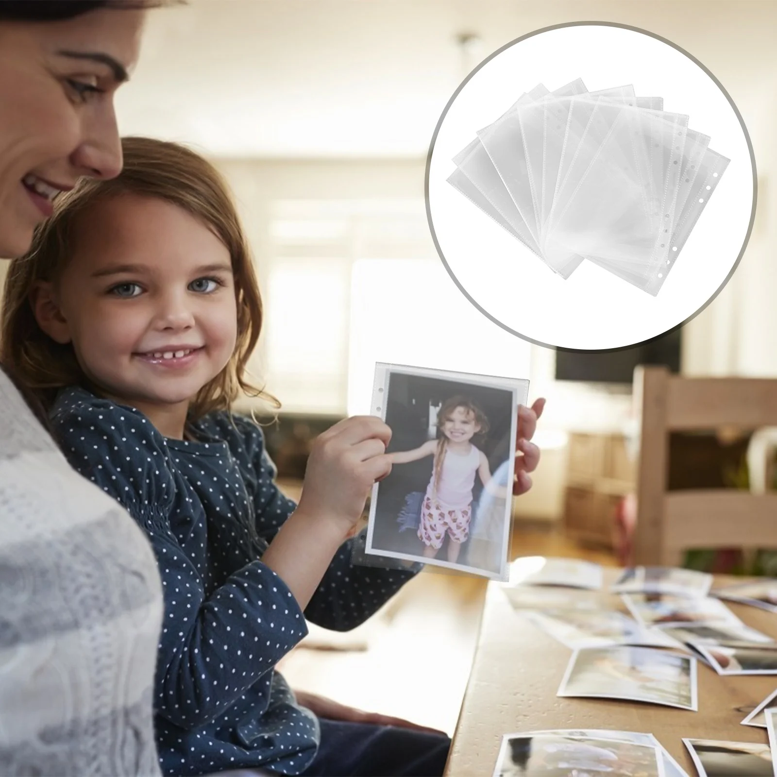 

1 pc Plastic Display Book Transparent Protective Cover For Id Certificate Game Picture Storage Album Inner Page Bag Lightweight