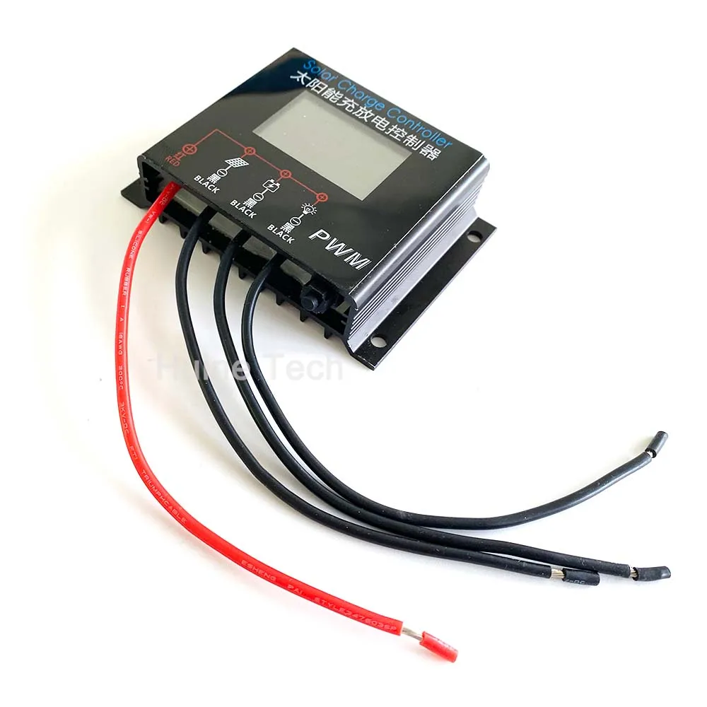 

IP68 Водонепроницаемый портативный контроллер солнечной панели 20 А 12 В 24 В для 3 видов аккумуляторов