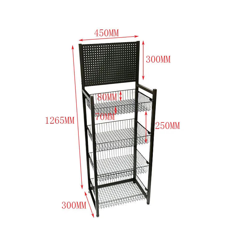 

Customized Basket Display Rack, Facial Cosmetics Storage, Convenience Store, Promotion, Wholesale