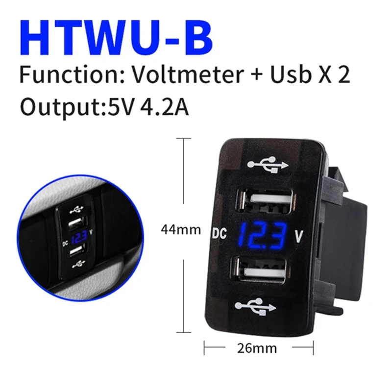 Chargeur de téléphone portable étanche pour Honda, chargeur de voiture pour touristes, chargeur USB avec tension, 12V-24V