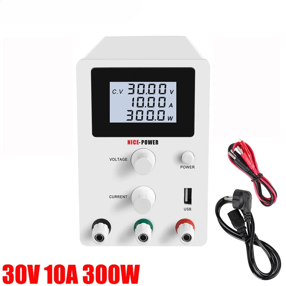 R-SPS3010D 30V10A300W 15V12V5V Lab DC Regulated Power Supply Mobile Phone Repairing Lead-acid Battery Charging