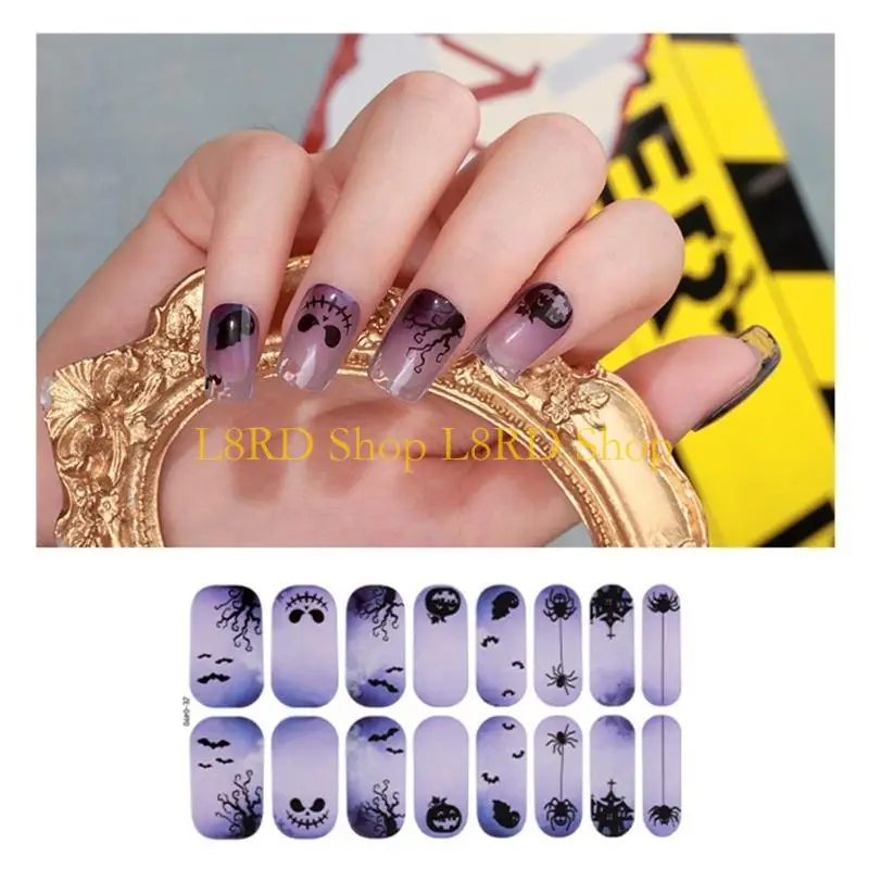 Наклейки-на-ногтя-й-Хэллоуин-светятся-в-наклейках-dark-art