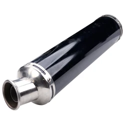 Motorcycle Exhaust Pipe Muffler Fit For Honda Yamaha Suzuki Kawasaki Type Motorbike ATV Street Scooter Dirt Motocross