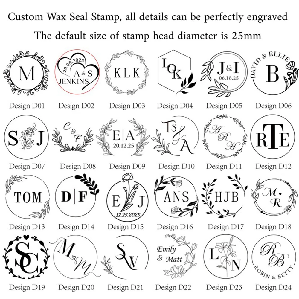 Wedding Custom Wax Seal Stamp - Wax Seal Letter Kit ulasan dan harga