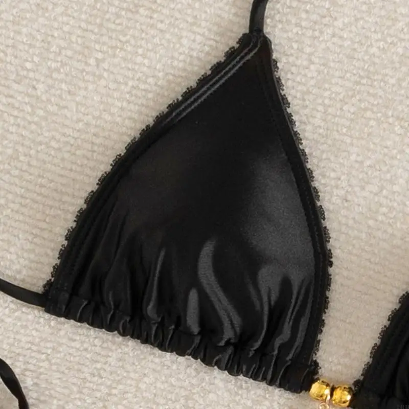 Conjunto tankini 2 peças para adolescentes, roupa banho com suporte confortável, sutiã e cuecas, maiô para festas na 24bd