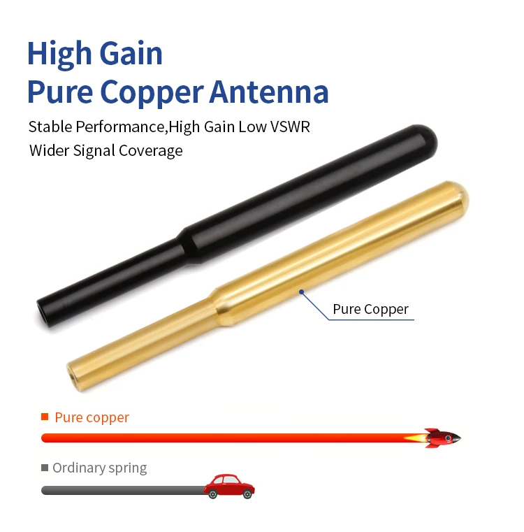 4G LTE Magnetic Sucker Antenna 700-2700MHz High Gain Outdoor Long Range with Copper Rod RG58 Coaxial Cable for Mobile Networks