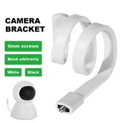 1/4 Thread Gooseneck Holder Camera Stand Multifunctional Bracket Silicone Baby Monitor Stand Adjustable Bracket for Baby Monitor