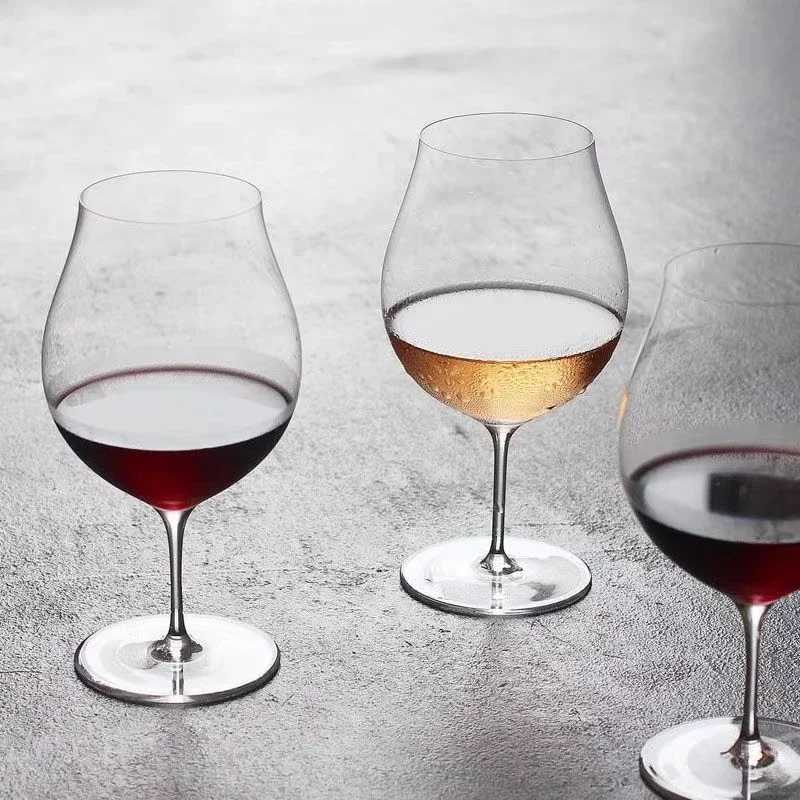 430ML Japanese Kimura Tulip Goblet Ultrathin Crystal Wine Glass Handmade Ultra Thin Aperitif Sparkling Wine Glass Soda Drink Cup