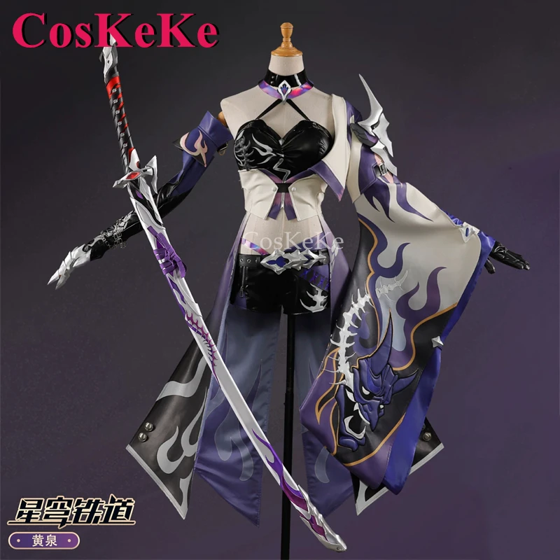 CosKeKe Acheron Cosplay Game Honkai: Star Rail Costume Elegant Sweet Fashion Uniform Full Set Activity Party Role Play Clothing