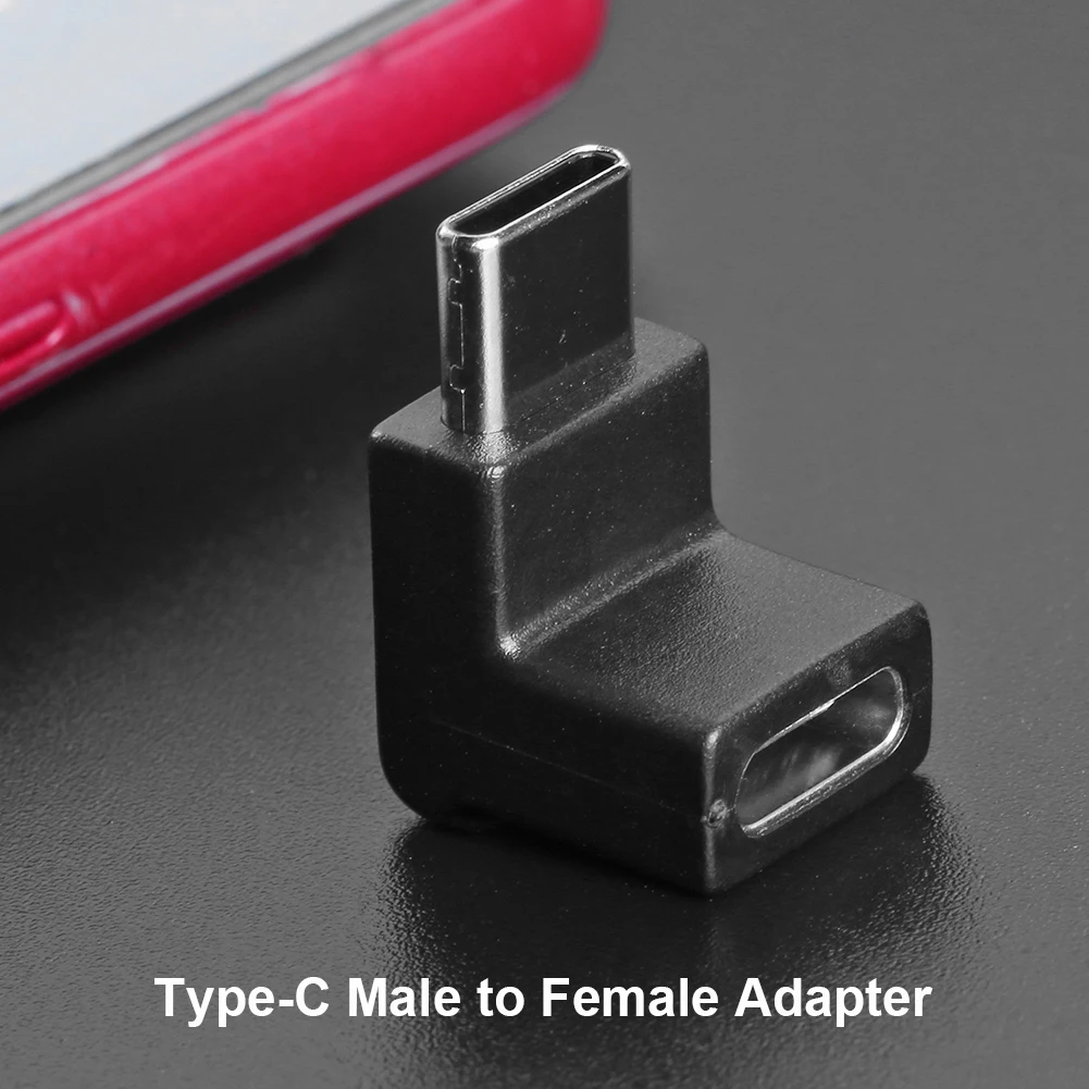 2 pces usb 3.0 tipo c estender adaptadores de carregamento rápido sincronização de dados sexo changer conversor reto para smartphone
