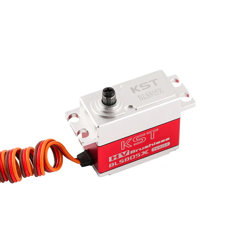 KST BLS805X 8.4V 7.5kg 0.039sec HV Standard Brushless Tail Servo For Heli 550-700