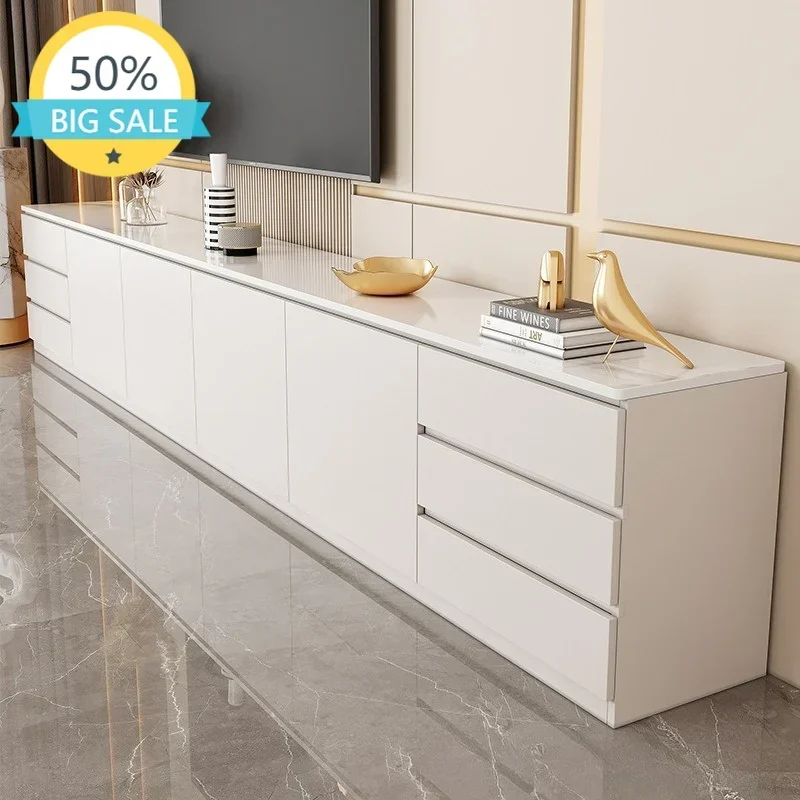 modern TV Stand for 55 Inch TV Entertainment Center with Drawers TV Cabinet Console with Storage Cabinet Center for Living Room
