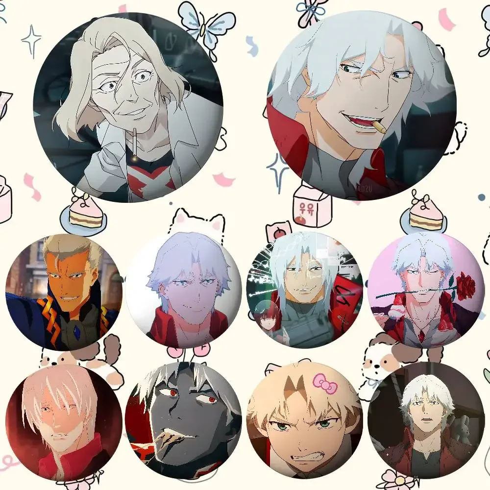 D-Devil May Cry 5 Dante Cartoon Badges Brooch Anime Lapel Pins Accessories Gifts For Pins Brooch Badge Backpack Clothes