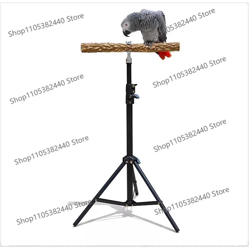 Large parrot bird outdoor tripod stand walking bird out bird training Xuanfeng tiger skin peony use pay attention to size