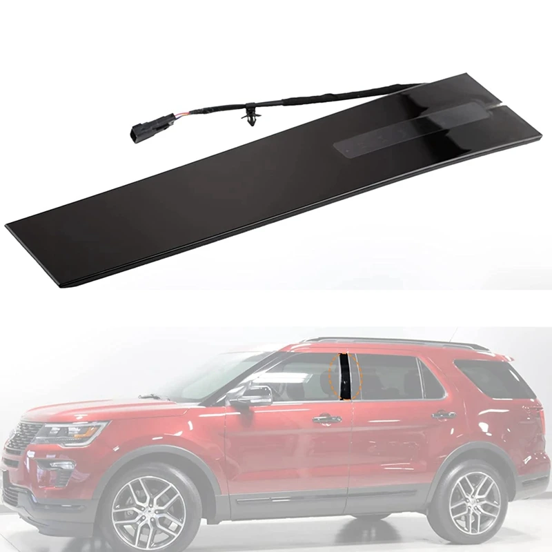 DB5Z-7820555-AC Car Front Left B Pillar Molding Trim With Door Entry Keypad Replacement For Ford Explorer 2011-2019