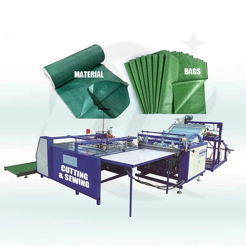 Polyethylene Bag Making Cutting Sewing Print Machine Cement Rice Flour Wheat Corn Maize pp Woven Valve Sack Bag Making Machine