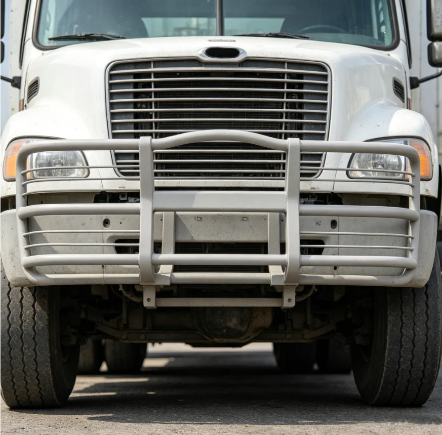 RC 1/14 Front Bumper Crash Barrier Bullpen for Tamiya Hydraulic Excavator Loader Dump Truck for VOLVO Trailer Tipper DIY Parts
