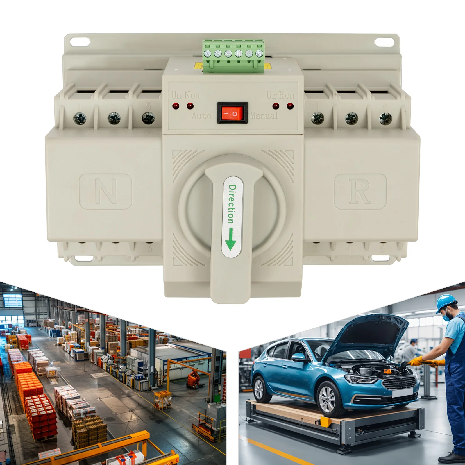 Dual Power Transfer Switch For Homes/High-Rise Buildings/Factories - Easy Operation&English Manual, Multiple Interfaces