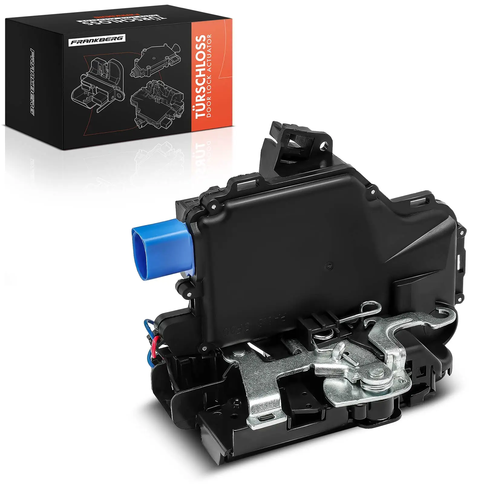 Frankberg 1x Achter Linker Deurslot voor VW Polo Seat Cordoba Ibiza III Skoda Fabia I Combi Praktik Saloon V10-85-0040