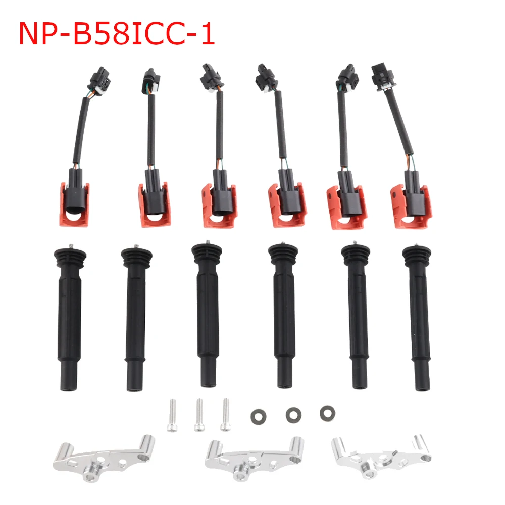 NP-B58ICC-1 Ignition Coil Pack Conversion Wiring Harness OE fits to B58 Coil Upgrade Kit Wear Parts Ignition System N55