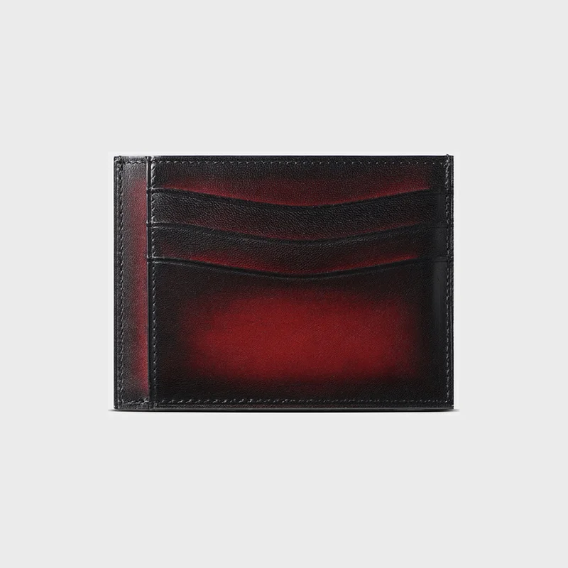 DIMY 2026 new genuine leather Japanese style card holder ID bag multifunctional men's card bag high-end gift giving