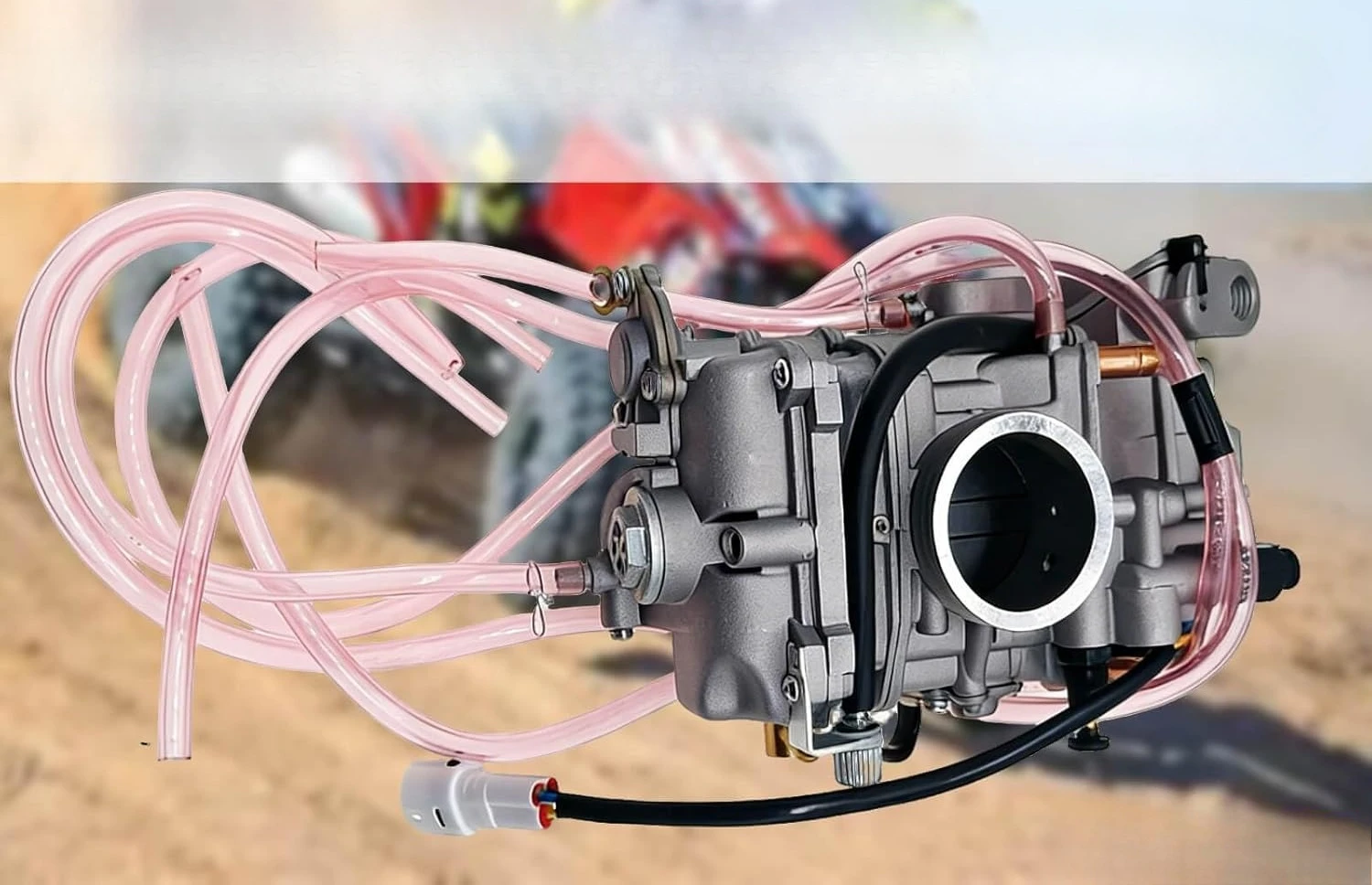 16046-HP1-601 Carburetor Compatible with for Honda TRX450R 2006-2014 Replace16100-HP1-901 ATV Carb Assembly - view 4