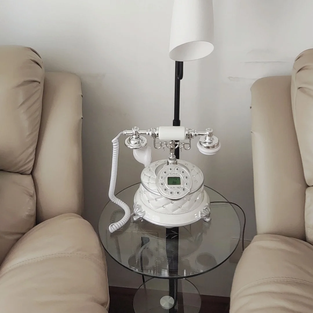 

Handset Landline Phone,Vintage Dial Telephone,Retro Rotary Phone,For Home Office,Old Fashioned Desk European Style