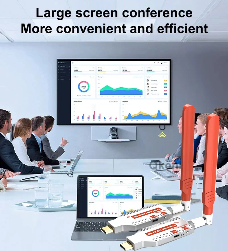 150m 4K Wireless HDMI Extender Video Transmitter Receiver TV Stick Display Adapter Dongle for Camera PC To TV Monitor Projector