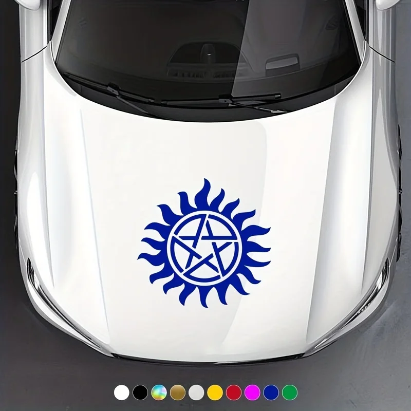 

Pentacle Creative Car Sticker Supernatural Reflective Vinyl Decal
