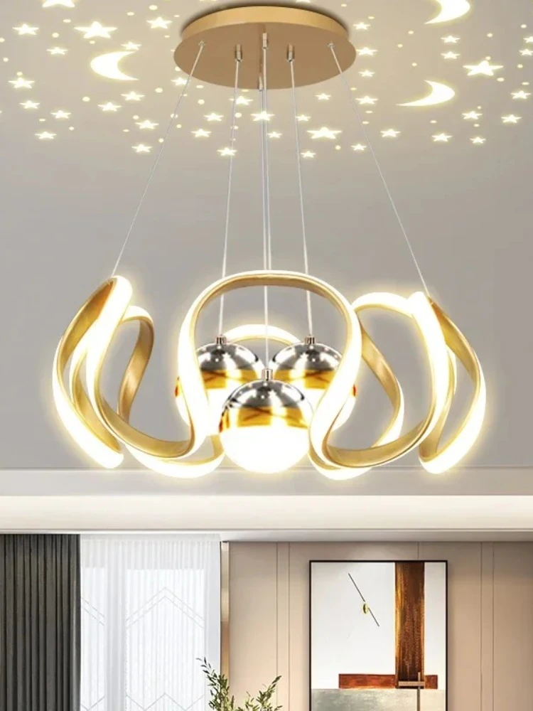 Luminaires suspendus LED nordiques modernes, lampes minimalistes de luxe pour salon, salle à manger, chambre à coucher, décoration de la maison, lustre