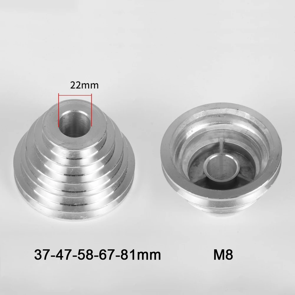 14 22mm Pagoda Pulley Wheel Aluminum Transmission Wheel For Benchtop Drill Press Aluminum Pulley Workshop Equipment Power Tools