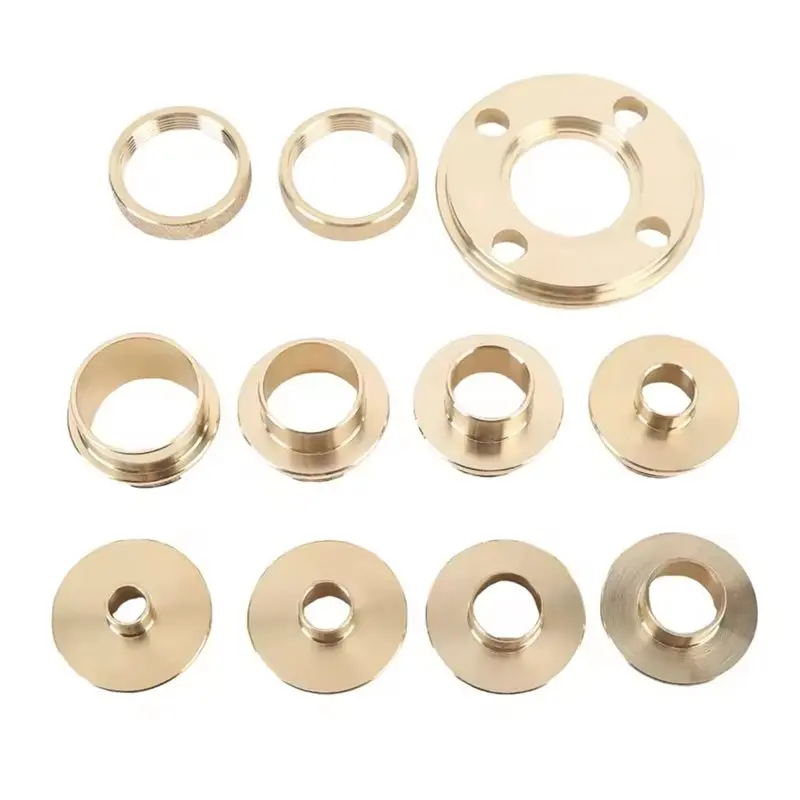 A95I-11Pcs High-Efficiency Pure Copper Router Guide Bushing Set - Standard Router Base & Insert Plate Compatible