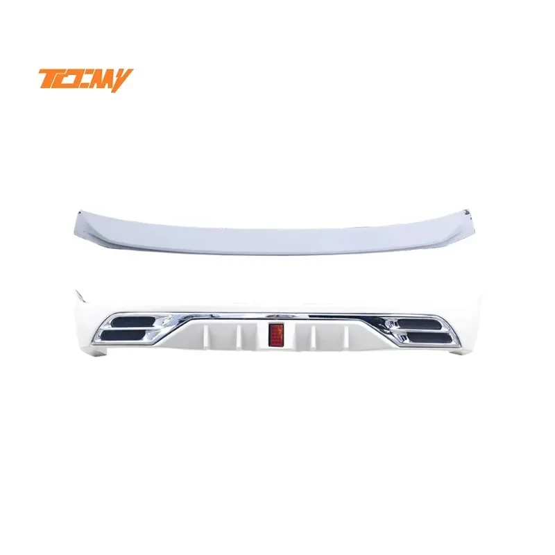 

TDCMY Car body parts truck front bumper spoiler PP rear spoiler For Toyota Landcruiser LC200 2016-2020