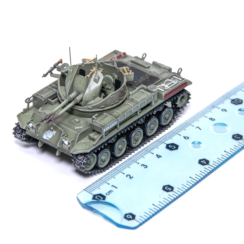 1:72 PN M42 M-42 Двухствольная артиллерийская модель самообороны Коллекционная модель готового продукта