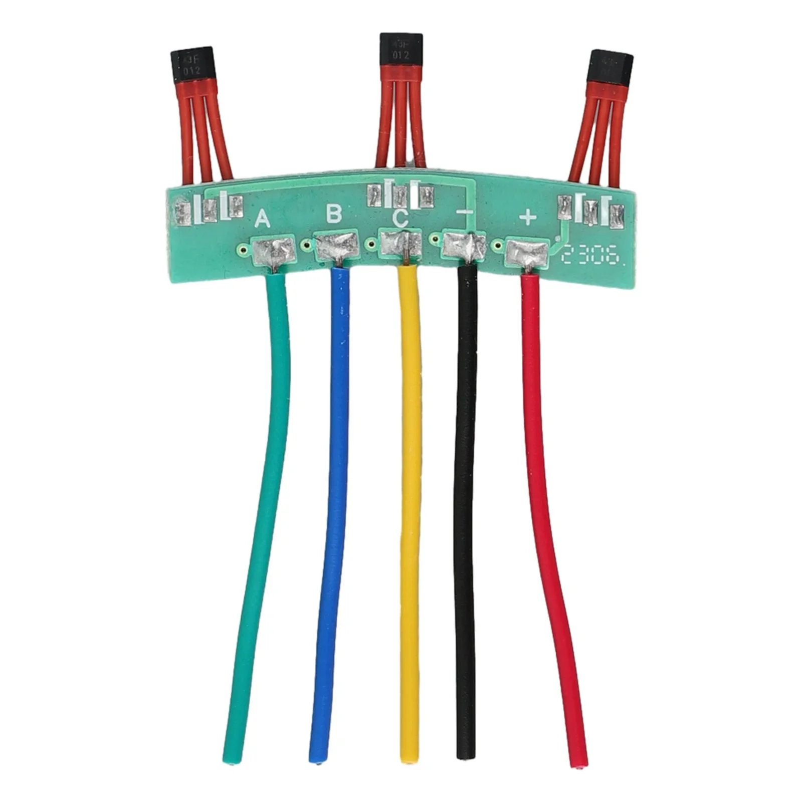 Ebike Hall Electric Scooter Hall Sensor 120° 43F PCB Cable Replace Electric Bike Part E-Bicycle Equipment For 2/3 Wheel Motor