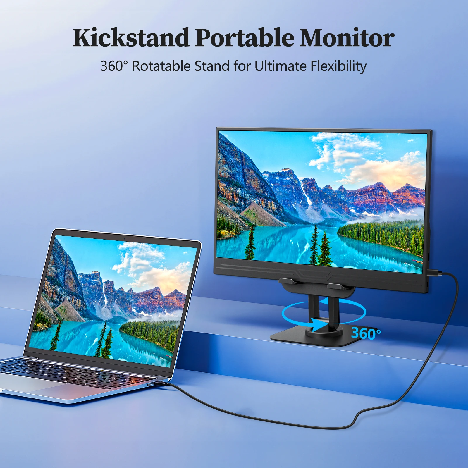 

A Compact and Convenient 13.3-inch Business Monitor, Offering 1080P Full HD IPS Display for Laptops and Office Use – Thoughtfull
