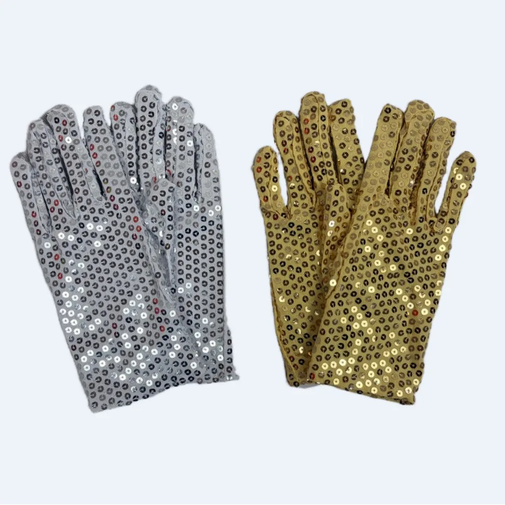 Adult Party Gloves Sequined Holiday Costume Gloves Sequined Full Finger Gloves Full Finger For Christmas Daily Casual Street