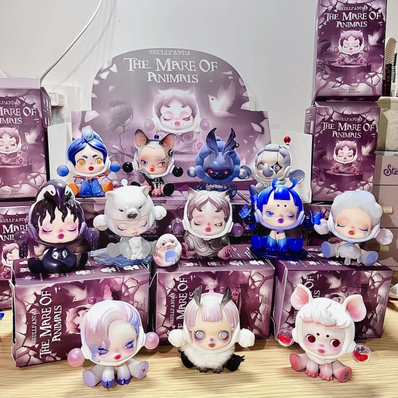 2025 Skullpanda The Mare Of Animal Series Blind Box Anime Replica Figure Caixa Surprise Mystery Box Doll For Girl Toys Gifts toy