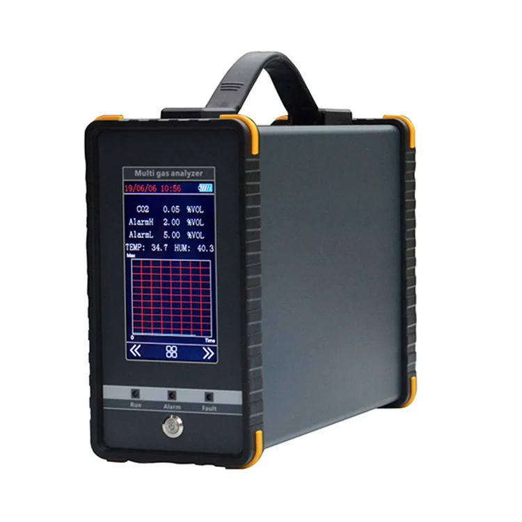 industry 16 in 1 multi gas analyzer internal Longlife O2 H2S CO CO2 Detector 16 Gas Flue Gas Analyzer