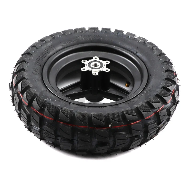 Electric Scooter 11 inch off-road tubeless Tire wheels 90/65-6.5 thickened Vacuum Tyre & Disc brake hub Straight valve